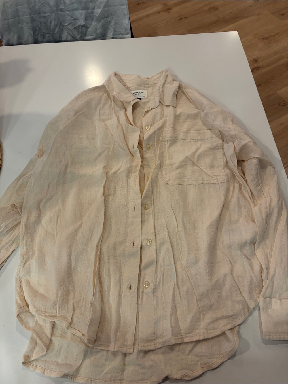 NWOT American Eagle Womenโs oversized button-down top